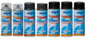 MIPA  aerozoliniai plastiko dažai 400 ml
